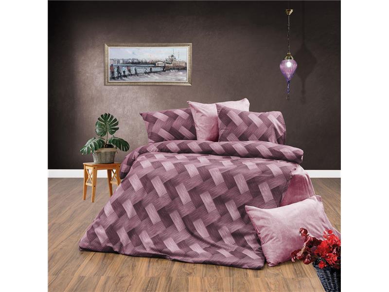 ΣΕΝΤΟΝΙΑ ΕΜΠΡΙΜΕ ΣΕΤ 3 τεμ Αλκμήνη 453 160X240 Mauve 70/30 Cott/Pol