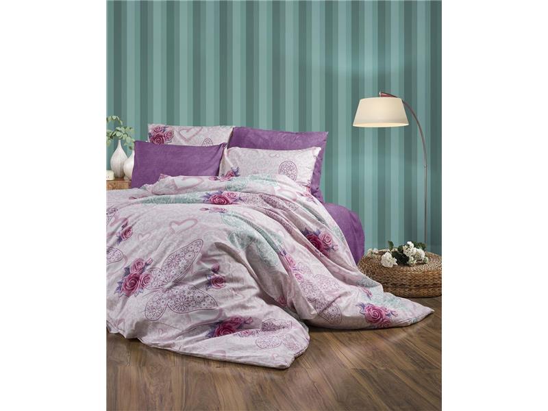 ΣΕΝΤΟΝΙΑ ΕΜΠΡΙΜΕ ΣΕΤ 3 τεμ Χλόη 457 160X240 Pink 70/30 Cott/Pol