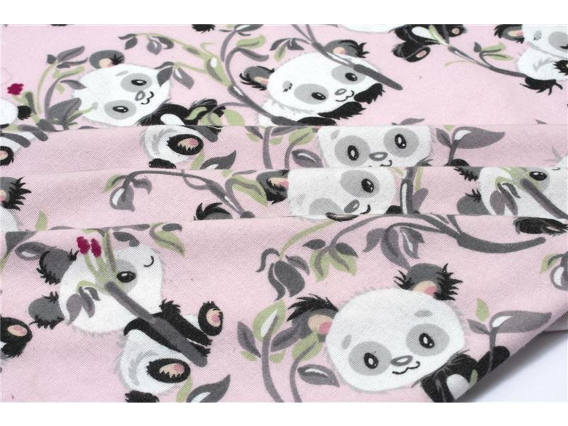 ΣΕΝΤΟΝΑΚΙ ΛΙΚΝΟΥ bebe Panda Bear 97 80X110 Pink 100% Cotton Flannel