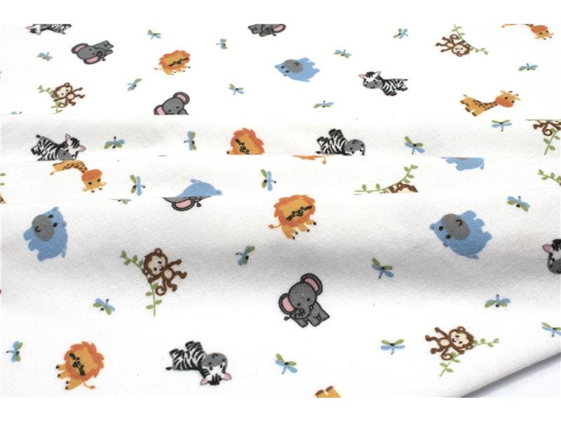 ΣΕΝΤΟΝΑΚΙ ΛΙΚΝΟΥ bebe Zoo 29 80X110 White 100% Cotton Flannel