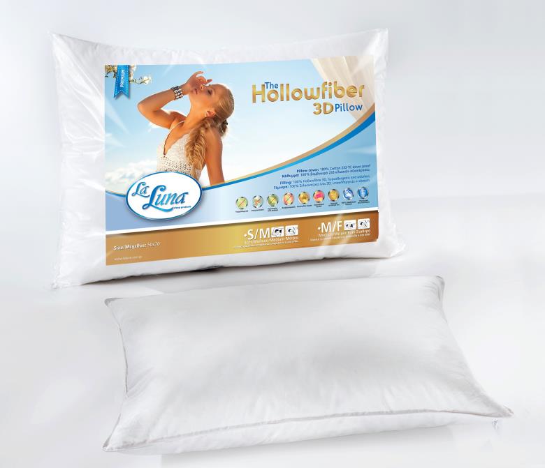 Μαξιλάρι La Luna Hollowfiber 3d Pillow Soft