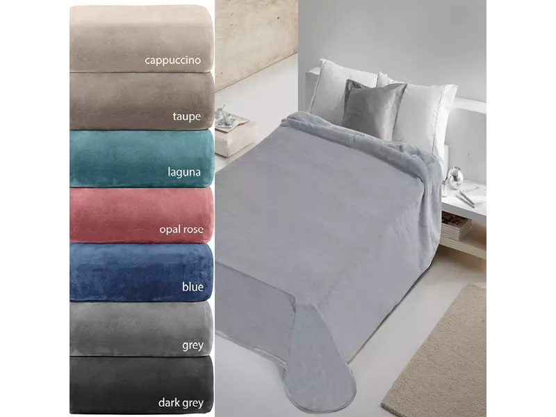 ΚΟΥΒΕΡΤΑ ΥΠΕΡΔΙΠΛΗ 220X240 ADAM HOME 700 GREY