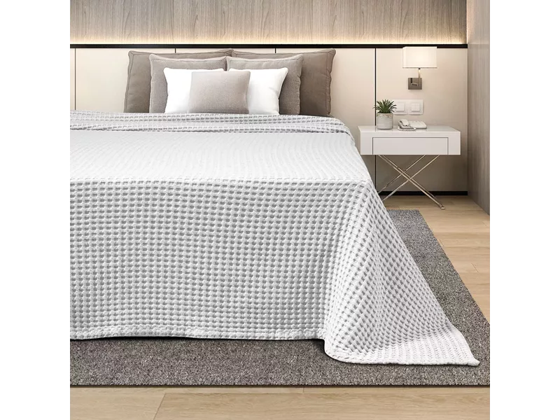 ΚΟΥΒΕΡΤΑ ΠΙΚΕ  ΥΠΕΡΔΙΠΛΗ 230X240 ADAM HOME  WHITE