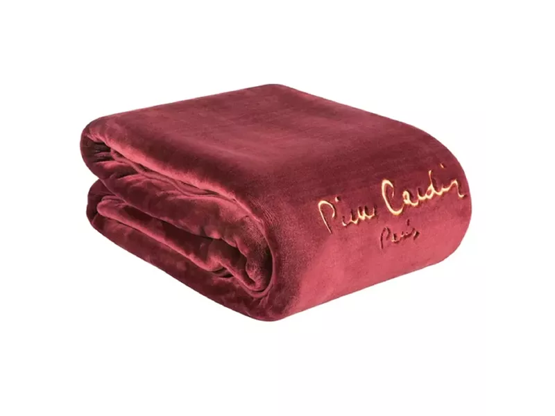 ΚΟΥΒΕΡΤΑ ΜΟΝΗ 160X240 PIERRE CARDIN NANCY 545 GRANATE(16)