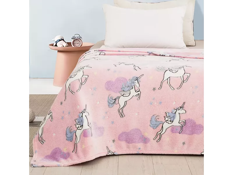 ΚΟΥΒΕΡΤΑ ΠΑΙΔΙΚΗ FLEECE ΦΩΣΦΟΡΙΖΕ 160Χ220 103