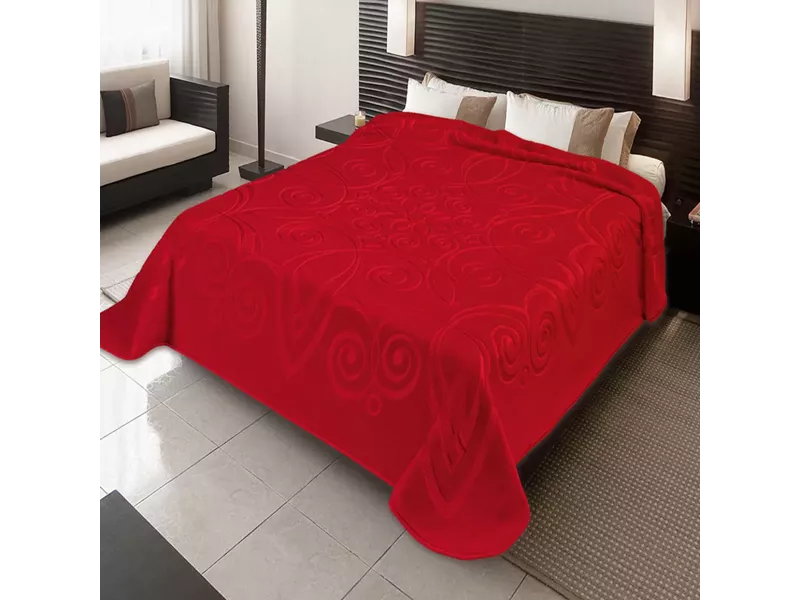 ΚΟΥΒΕΡΤΑ ΙΣΠΑΝΙΑΣ ΥΠΕΡΔΙΠΛΗ 220Χ240 BELPLA  STER 516 RED(34)