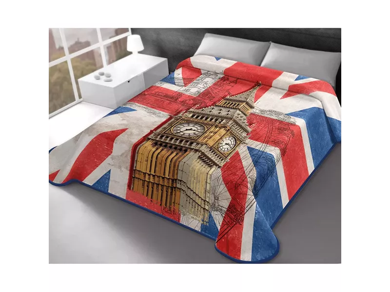 ΚΟΥΒΕΡΤΑ ΙΣΠΑΝΙΑΣ ΜΟΝΗ 160X220 BELPLA STER LONDON (328)