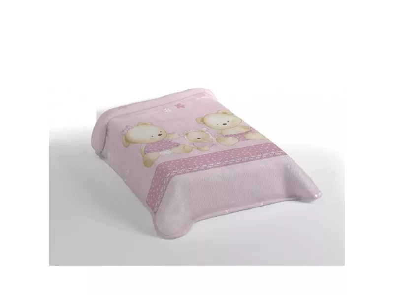 ΚΟΥΒΕΡΤΟΥΛΑ ΙΣΠΑΝΙΑΣ ΛΙΚΝΟΥ 80Χ90 BELPLA STER 663 - Pink