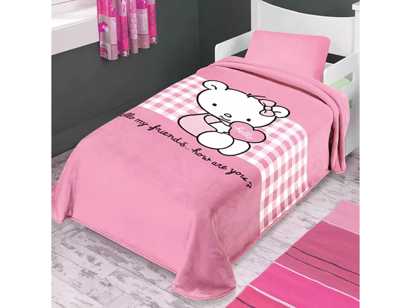 ΚΟΥΒΕΡΤΑ ΙΣΠΑΝΙΑΣ ΜΟΝΗ 160X220 BELPLA STER 272 PINK