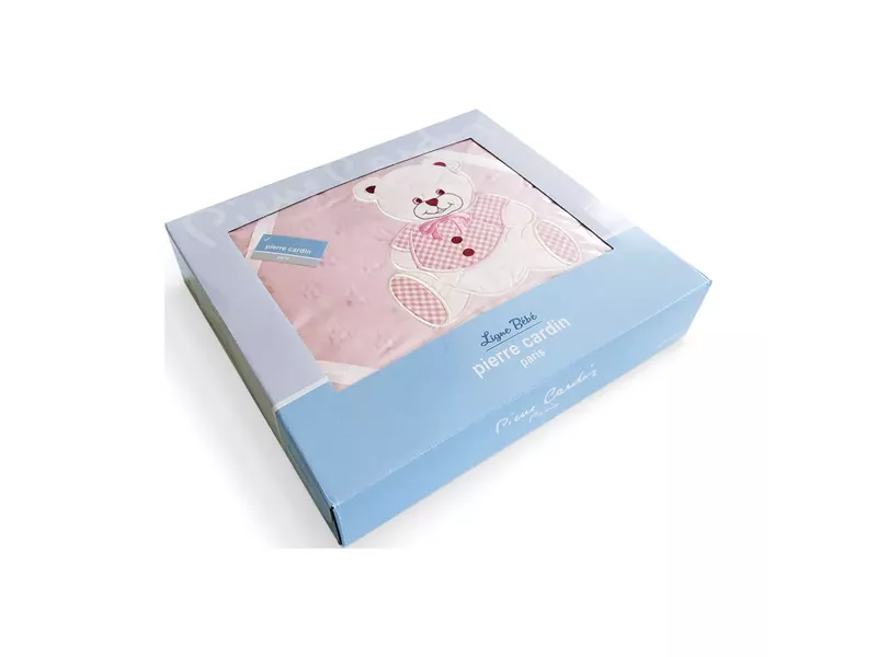 ΚΟΥΒΕΡΤΑ ΚΟΥΝΙΑΣ 110x140 FLEECE/SHERPA ΚΟΥΝΙΑΣ PIERRE CARDIN TEDDY PINK