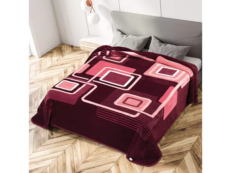 ΚΟΥΒΕΡΤΑ ΙΣΠΑΝΙΑΣ ΥΠΕΡΔΙΠΛΗ 220Χ240 BELPLA STER 271 GRANATE