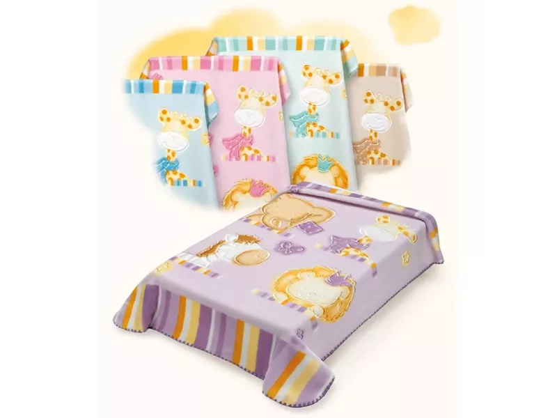 ΚΟΥΒΕΡΤΑ ΙΣΠΑΝΙΑΣ ΑΓΚΑΛΙΑΣ 80X110 BELPLA DRALON 542 - Lila