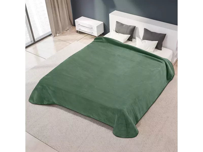 ΚΟΥΒΕΡΤΑ ΙΣΠΑΝΙΑΣ ΜΟΝΗ 160X220 BELPLA STER PLAIN VERDE(20)