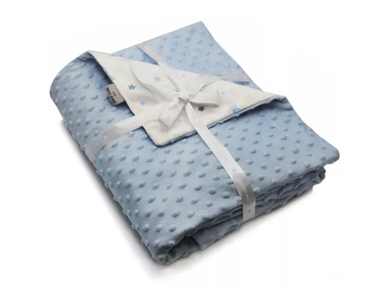 ΚΟΥΒΕΡΤΑ ΑΓΚΑΛΙΑΣ soft plus FLEECE 80X110 PIERRE CARDIN TOPPY BLUE