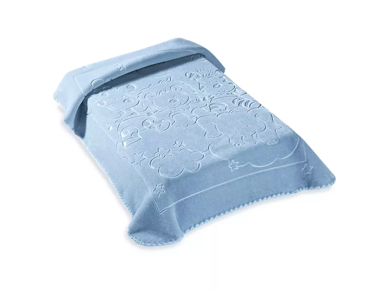 ΚΟΥΒΕΡΤΑ ΙΣΠΑΝΙΑΣ ΚΟΥΝΙΑΣ 110X140 BELPLA STER 520 BLUE