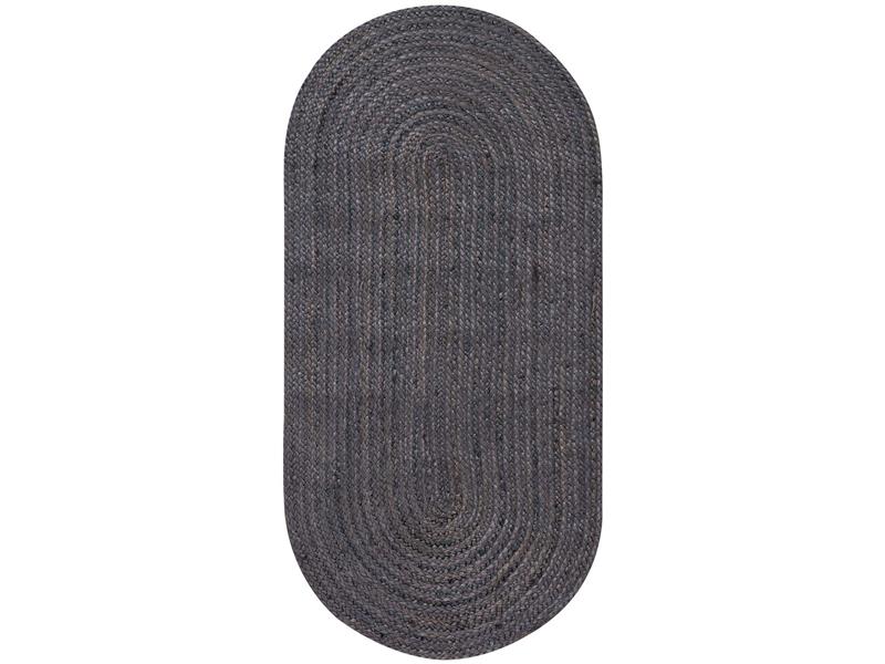 Χαλί γιούτα 1751 (60cm x 130cm) dark grey