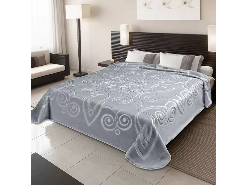 ΚΟΥΒΕΡΤΑ ΙΣΠΑΝΙΑΣ ΥΠΕΡΔΙΠΛΗ 220Χ240 BELPLA  STER 516 GREY(51)