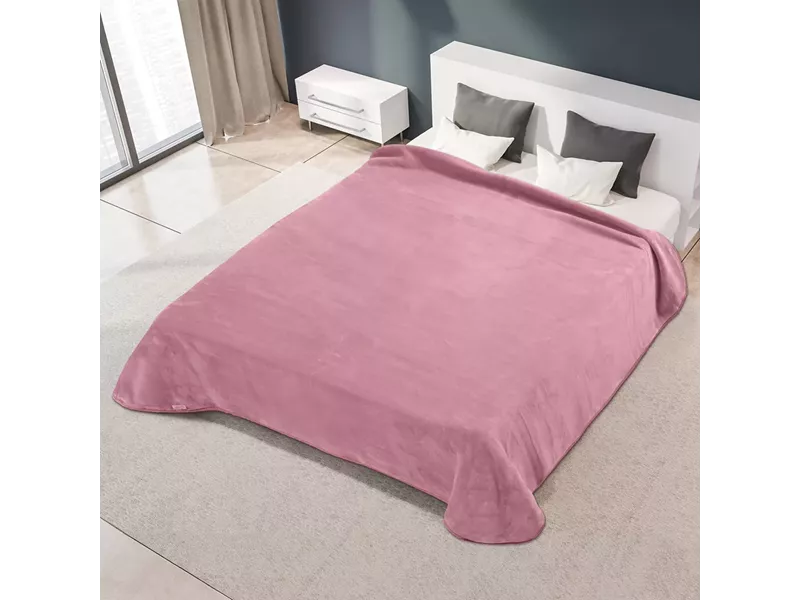 ΚΟΥΒΕΡΤΑ ΙΣΠΑΝΙΑΣ ΥΠΕΡΔΙΠΛΗ 220Χ240 BELPLA  STER PLAIN OPAL ROSE(64)