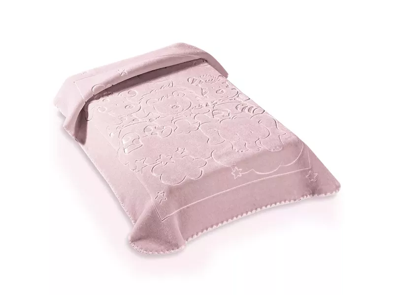 ΚΟΥΒΕΡΤΑ ΙΣΠΑΝΙΑΣ ΑΓΚΑΛΙΑΣ 80X110 BELPLA STER 520 PINK