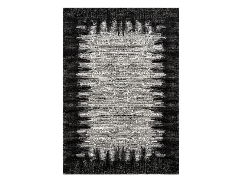 Χαλί Prestige Art 9321 Grey Black - Γκρι Μαύρο  