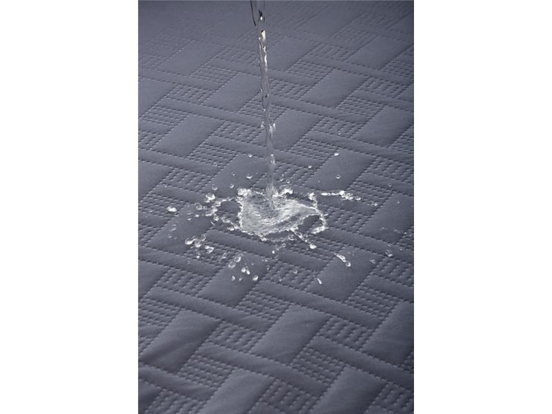 Αδιάβροχο Κάλυμμα Δίχρωμο Τριθέσιου Καναπέ Sumba Εκρού Λινό - MCDECOR