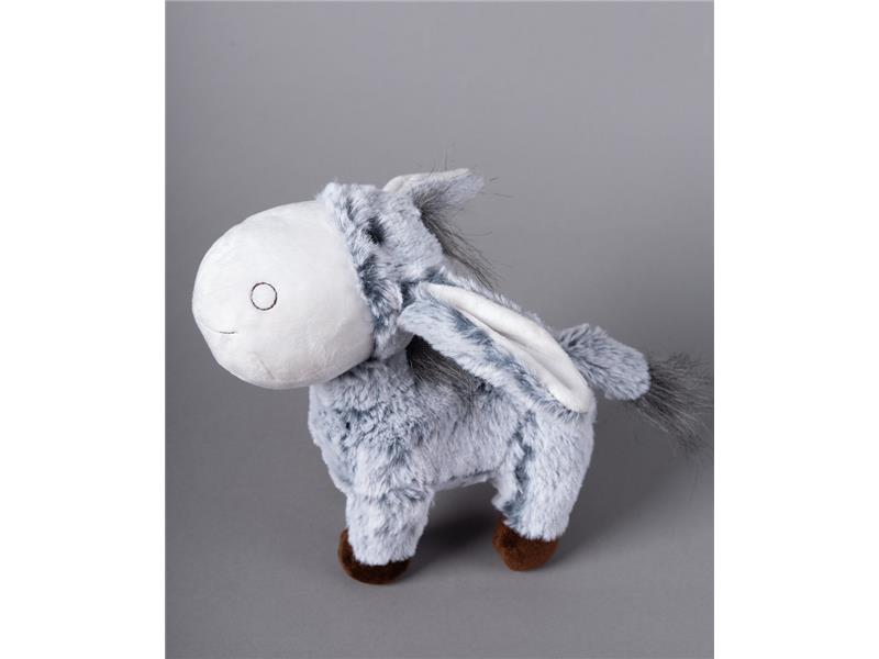 Λούτρινο γαιδουράκι (20cm x 10cm) γκρί