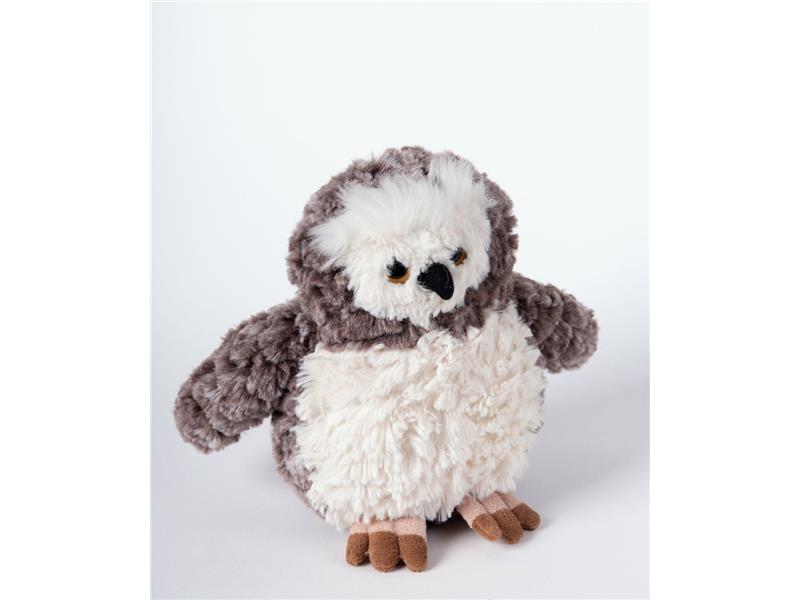 Λούτρινη κουκουβάγια (17cm x 10cm) μπέζ