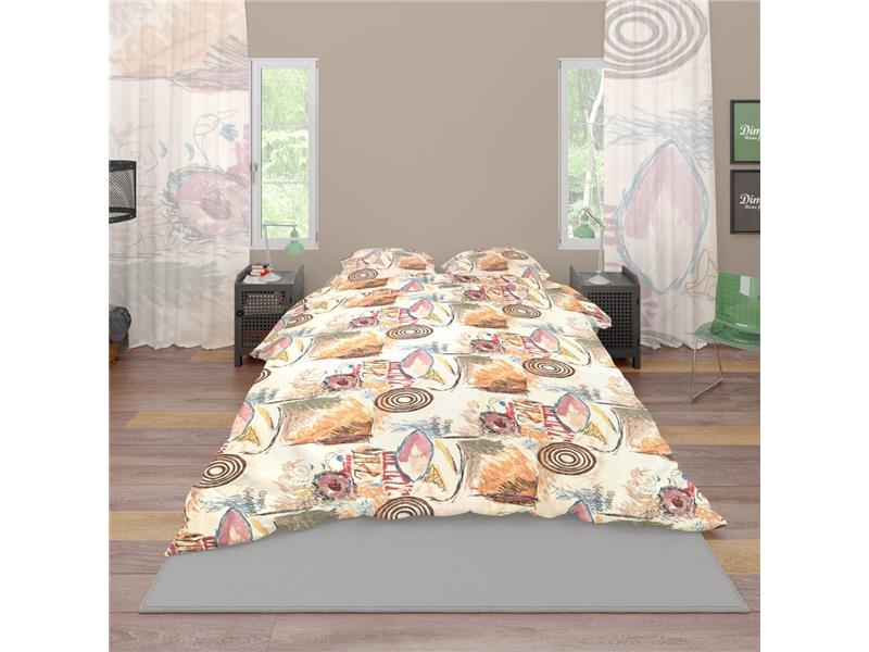 ΣΕΝΤΟΝΙΑ ΕΜΠΡΙΜΕ ΣΕΤ 3 τεμ   Μελτέμι 159 160Χ240  Cotton 100%