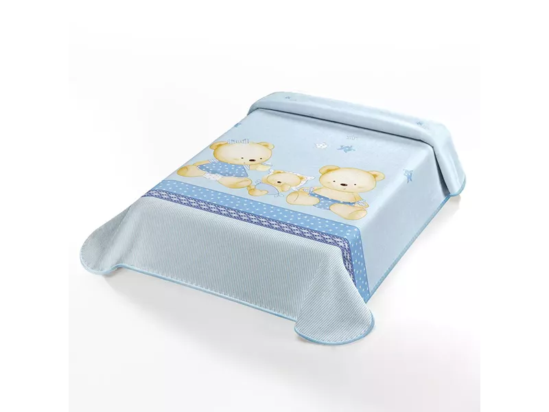 ΚΟΥΒΕΡΤΑ ΙΣΠΑΝΙΑΣ ΑΓΚΑΛΙΑΣ 80X110 BELPLA STER 663 BLUE