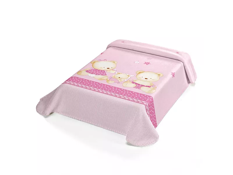 ΚΟΥΒΕΡΤΑ ΙΣΠΑΝΙΑΣ ΚΟΥΝΙΑΣ 110X140 BELPLA STER 663 PINK