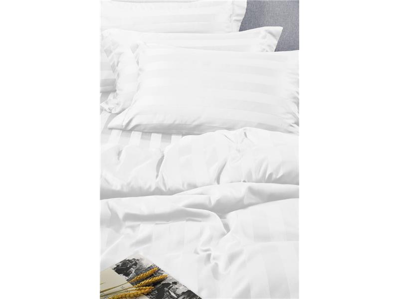 Σετ Σεντόνια Down Town Υπέρδιπλα Ζακάρ White