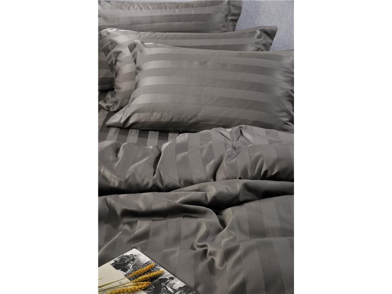 Σετ Σεντόνια Down Town Υπέρδιπλα Ζακάρ Dark Grey