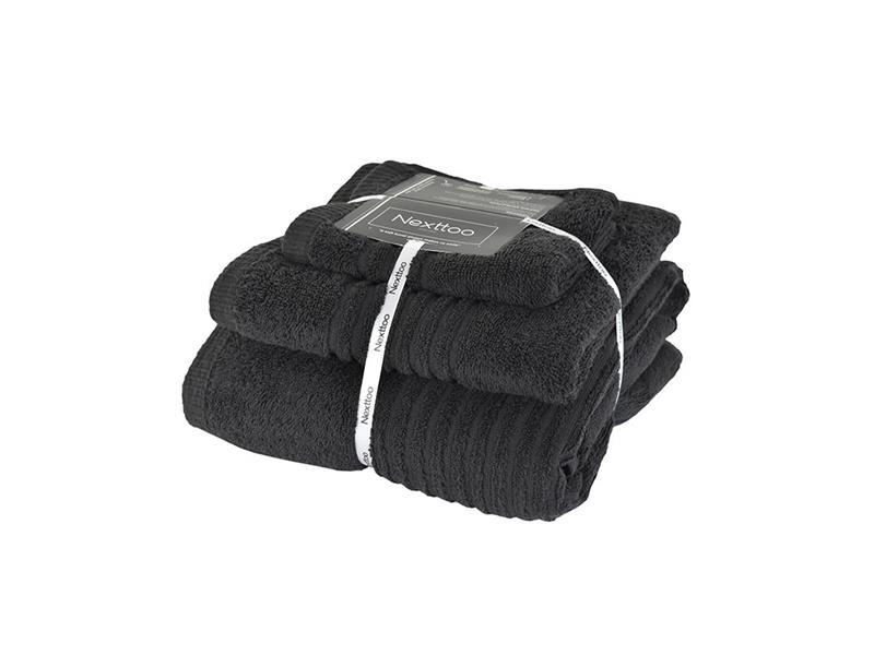 ΝΕΧΤ 5005 ΣΕΤ ΠΕΤΣΕΤΕΣ 600GR 100%CΟΤ ΡΕΝΝΙΕ 3ΤΕΜ ΒLΑCΚ