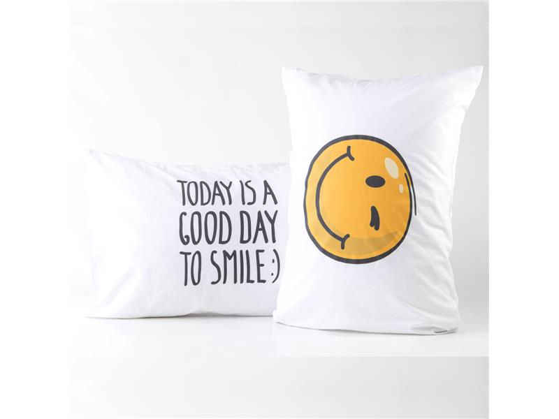 Ζεύγος Μαξιλαροθήκες Smile