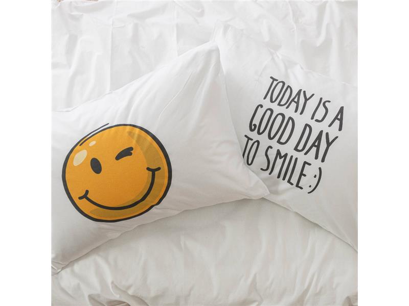 Ζεύγος Μαξιλαροθήκες Smile