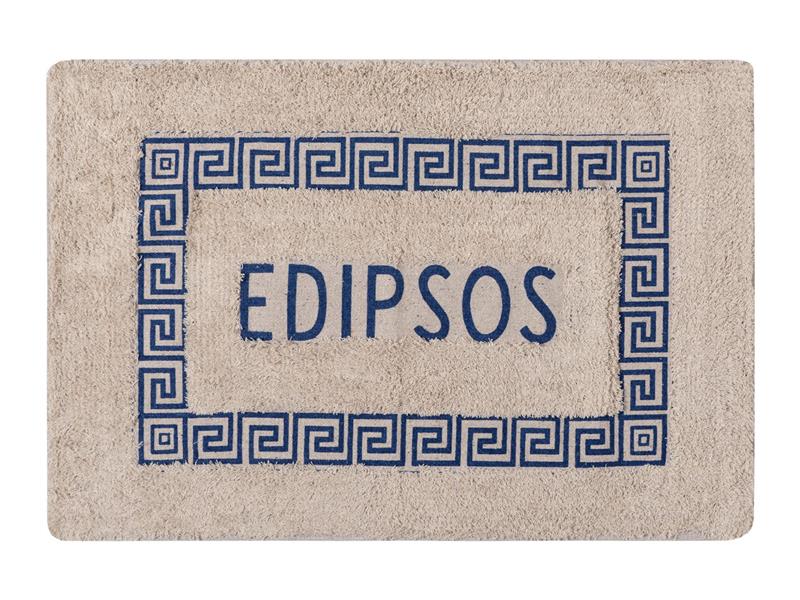 Πατάκι μαίανδρος Αιδηψός (50cm x 80cm) μπλέ