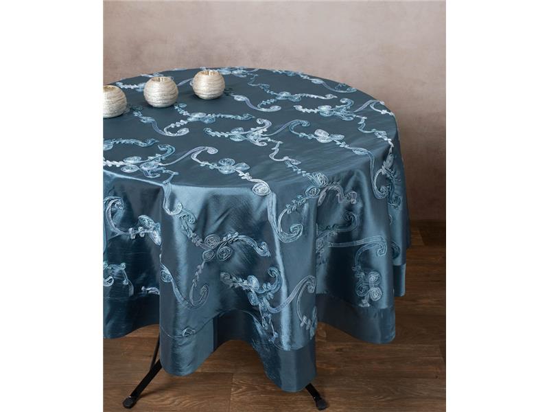 Σατέν Ροτόντα (150cm rd) 6271 Μπλε