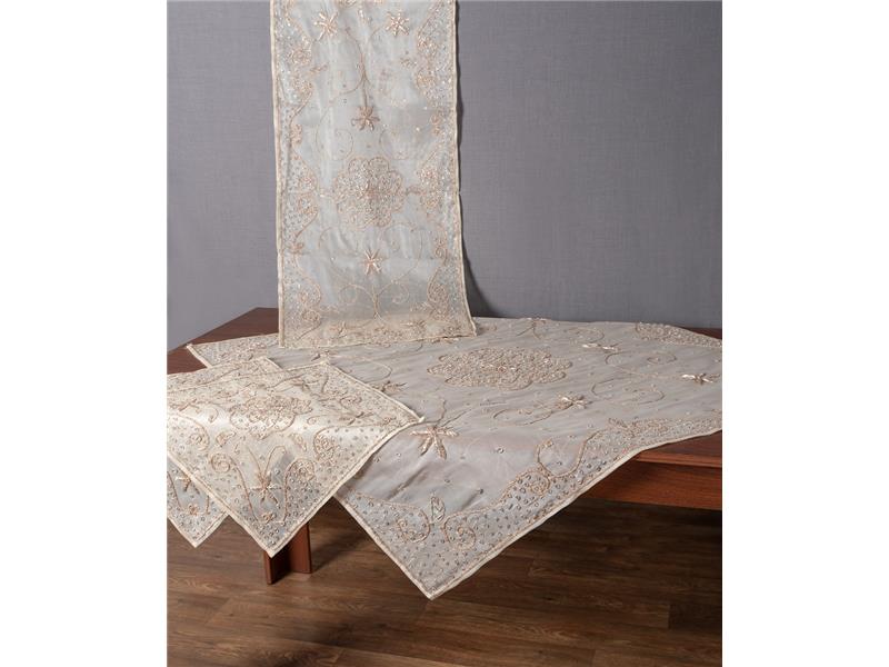 Τραπεζοκαρέ (125cm x 125cm) Ερατώ Ivory