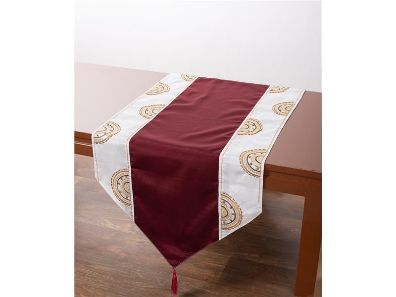 Τραβέρσα (50cm x 145cm) 612 ΧΜ-45 Μπορντώ