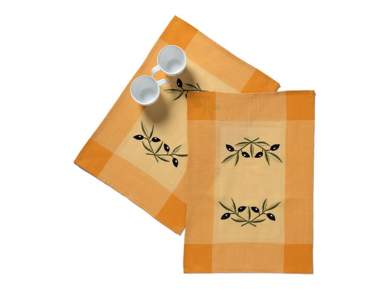 Ντουζίνες (12 τεμάχια) σουπλά bg23a (35cm x 50cm) κίτρινο