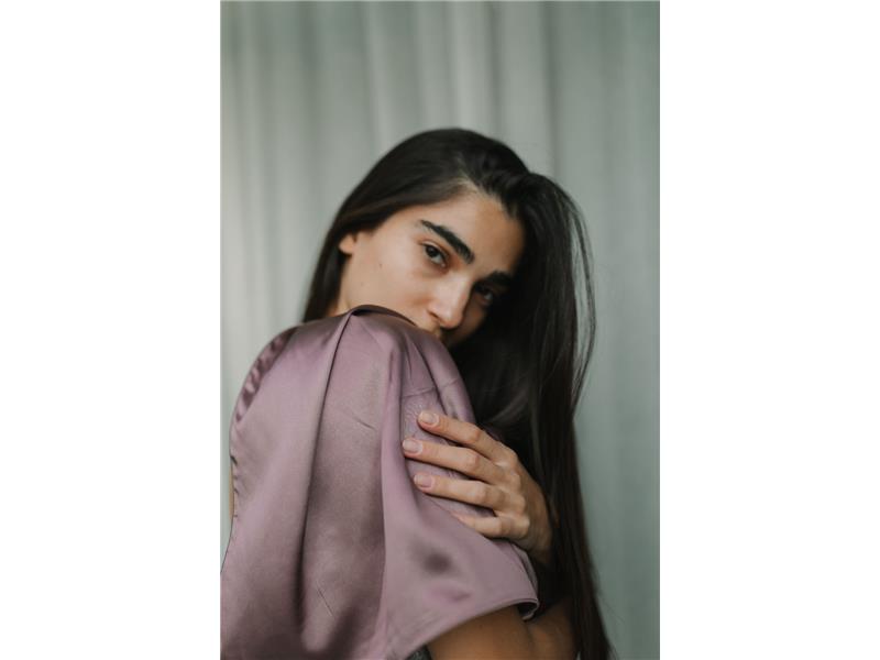 Μαξιλαροθήκη Μεταξωτή Down Town Mulberry Silk Purple