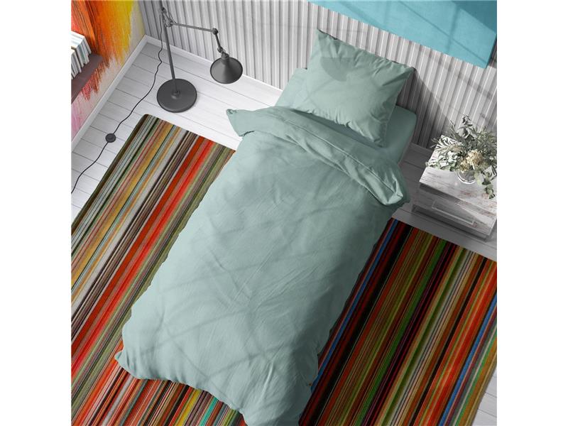 Σεντόνι 1 τεμ Solid 497 160X240 Aqua 100% Cotton