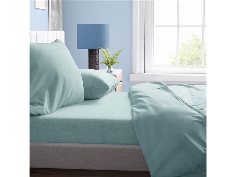 Σεντόνι 1 τεμ Solid 497 240X270 Aqua 100% Cotton