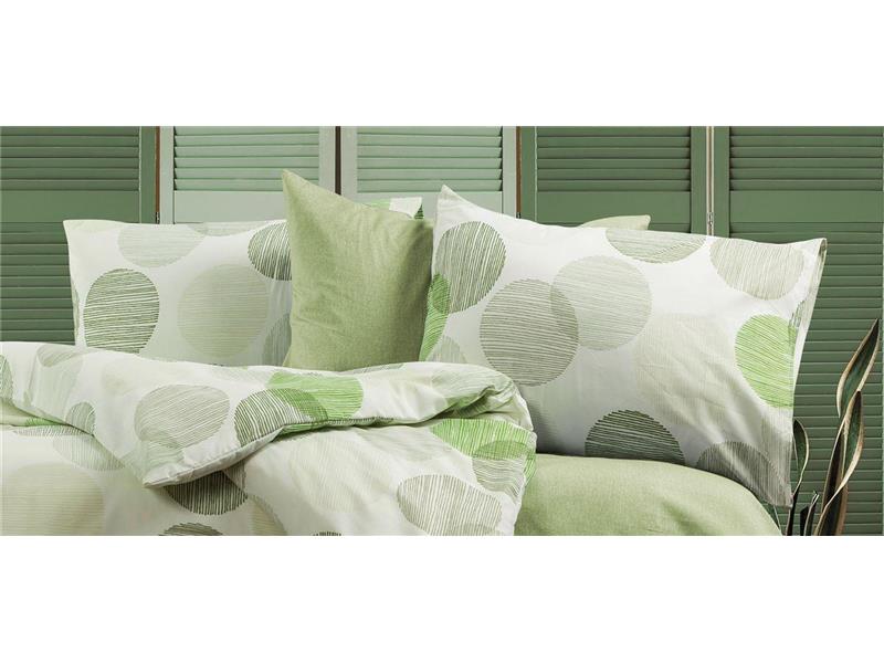 Μαξιλαροθήκη Εμπριμέ Κοραλία 468 50X70 Green 70/30 Cott/Pol