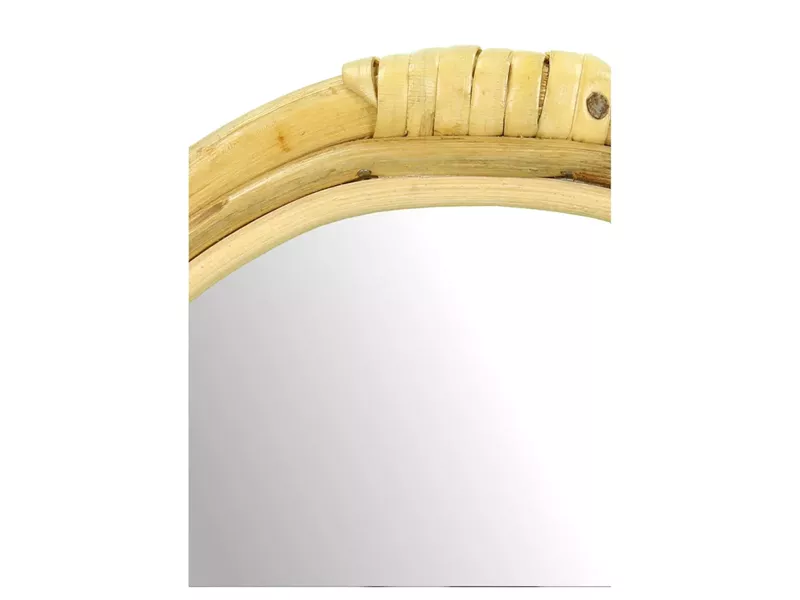Καθρέπτης ArteLibre Φυσικό Μπαμπού 25x1.5x25cm