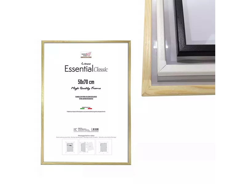 Κορνίζα Οικολογικό Ξύλο 50x70cm Σε 3 Αποχρώσεις