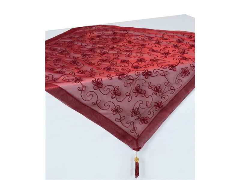 Καρέ (90cm x 90cm) 0001061A Μπορντώ