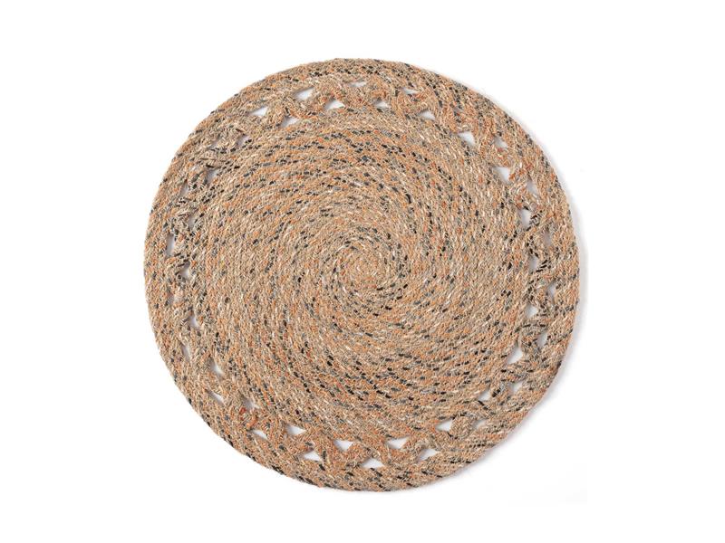 Σουπλά γιούτα 2060 (38cm) black/rust