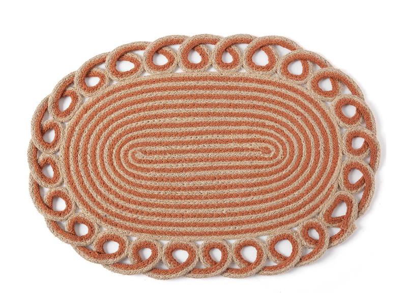 Σουπλά γιούτα 1911 (35cm x 50cm) rust