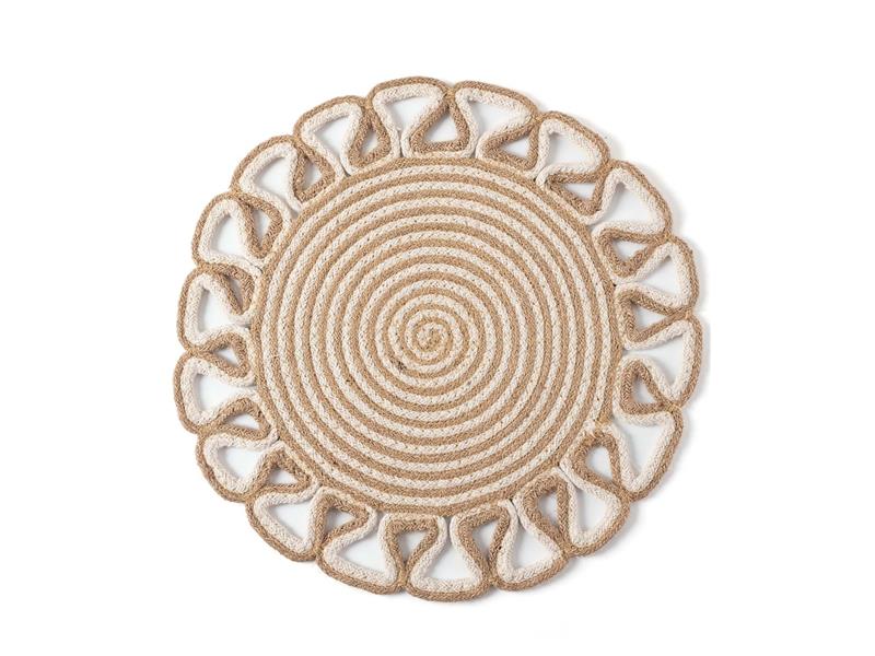 Σουπλά γιούτα 1911 (38cm) beige